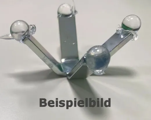 6 x Verbinder für Doppelseitige Pyramide - Oktaeder 90 Grad