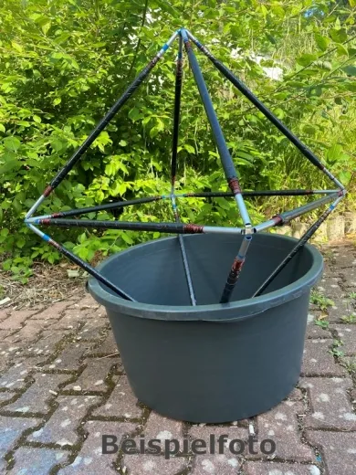 6 x Verbinder für Doppelseitige Pyramide - Oktaeder 90 Grad