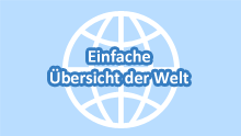 Einfache Übersicht der Welt